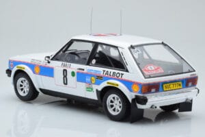 Talbot Sunbeam Lotus Night Version #8 H. Toivonen / P. White Rally Monte Carlo 1981 IXO 1:18 18RMC095B Metal - imaginea 5 din 6