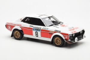 Toyota Celica 2000 GT RA21 #8 H. Mikkola / A. Hertz Lombard RAC Rally 1977 Otto 1:18 OT1044 Rășină - imaginea 4 din 6