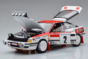 Toyota Celica GT-Four ST165 #2 C. Sainz / L. Moya Winner Rally Monte Carlo 1991 Kyosho 1:18 08961B Metal - imaginea 2 din 12
