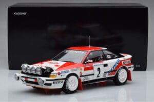 Toyota Celica GT-Four ST165 #2 C. Sainz / L. Moya Winner Rally Monte Carlo 1991 Kyosho 1:18 08961B Metal - imaginea 12 din 12