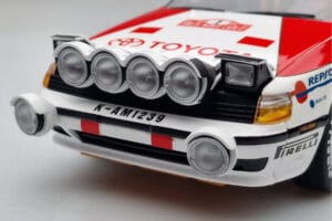 Toyota Celica GT-Four ST165 #2 C. Sainz / L. Moya Winner Rally Monte Carlo 1991 Kyosho 1:18 08961B Metal - imaginea 7 din 12