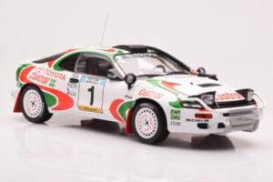 Toyota Celica Turbo 4WD ST185 #1 J. Kankkunen / J. Piironen Safari Rally 1993 IXO 1:18 18RMC150A Metal - imaginea 4 din 6