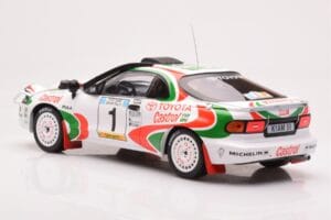Toyota Celica Turbo 4WD ST185 #1 J. Kankkunen / J. Piironen Safari Rally 1993 IXO 1:18 18RMC150A Metal - imaginea 5 din 6