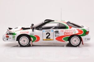 Toyota Celica Turbo 4WD ST185 #2 M. Alén / I. Kivimäki Safari Rally 1993 IXO 1:18 18RMC150B Metal - imaginea 3 din 6