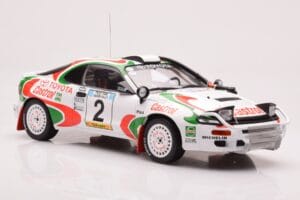 Toyota Celica Turbo 4WD ST185 #2 M. Alén / I. Kivimäki Safari Rally 1993 IXO 1:18 18RMC150B Metal - imaginea 4 din 6