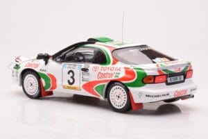 Toyota Celica Turbo 4WD ST185 #3 I. Duncan / R. Virtanen Safari Rally 1994 IXO 1:18 18RMC150C Metal - imaginea 5 din 6