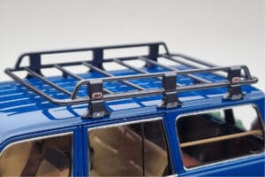 Toyota Land Cruiser 60 Albastru Cu Piese Opționale Kyosho 1:18 08956XBL Metal - imaginea 7 din 11