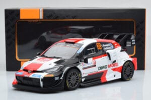 Toyota GR Yaris Rally1 #69 K. Rovanpera / J. Halttunen Rally Croatia 2022 IXO 1:18 18RMC151A Metal - imaginea 6 din 6