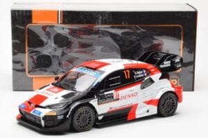 Toyota GR Yaris Rally1 #17 S. Ogier / B. Veillas Rally Monte Carlo 2023 IXO 1:18 18RMC152A Metal - imaginea 6 din 6