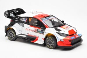 Toyota GR Yaris Rally1 #17 S. Ogier / V. Landais Safari Rally Kenya 2023 IXO 1:18 18RMC173A Metal - imaginea 4 din 6