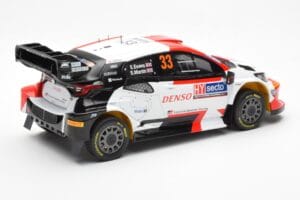 Toyota GR Yaris Rally1 #33 E. Evans / S. Martin Rally Finland 2023 IXO 1:18 18RMC174A Metal - imaginea 2 din 6