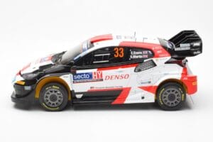 Toyota GR Yaris Rally1 #33 E. Evans / S. Martin Rally Finland 2023 IXO 1:18 18RMC174A Metal - imaginea 3 din 6