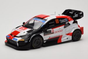 Toyota GR Yaris Rally1 #69 K. Rovanpera / J. Halttunen Rally Monte Carlo World Champion 2023 IXO 1:18 18RMC152B