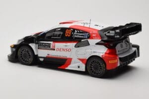 Toyota GR Yaris Rally1 #69 K. Rovanpera / J. Halttunen Rally Monte Carlo World Champion 2023 IXO 1:18 18RMC152B Metal - imaginea 5 din 6