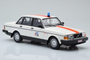 Volvo 240 GL Poliție Belgia Minichamps 1:18 155171492 Metal - imaginea 4 din 6