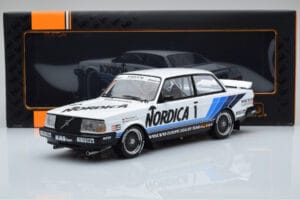 Volvo 240 Turbo Nordica #1 J. Cecotto / A. Olafsson ETCC Brno 1986 IXO 1:18 18RMC087 Metal - imaginea 6 din 6