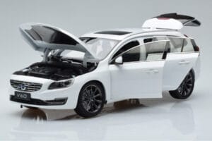 Volvo V60 D3 Crystal Alb FAW 1:18 9430840 Metal - imaginea 2 din 7