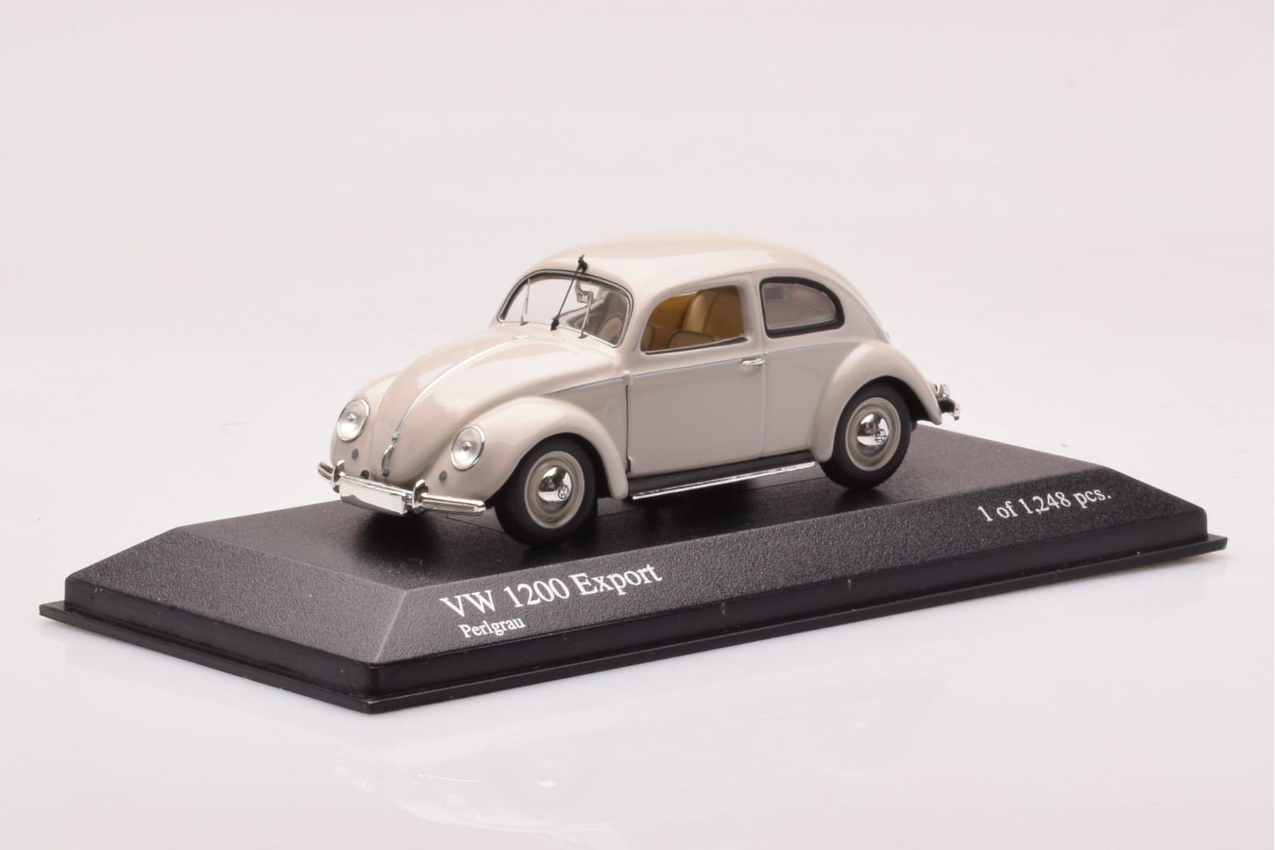 Volkswagen 1200 Export Gri Minichamps 1:43 431051206 Metal - imaginea 2 din 4