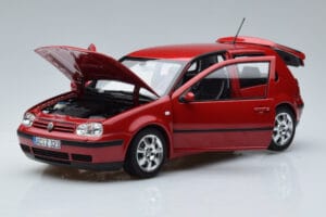 Volkswagen Golf Mk4 Roșu Norev 1:18 188573 Metal - imaginea 2 din 7