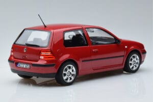 Volkswagen Golf Mk4 Roșu Norev 1:18 188573 Metal - imaginea 3 din 7