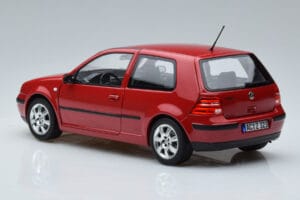 Volkswagen Golf Mk4 Roșu Norev 1:18 188573 Metal - imaginea 6 din 7