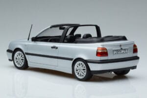 Volkswagen Golf Mk3 Cabriolet Argintiu Norev 1:18 188468 Metal - imaginea 5 din 6
