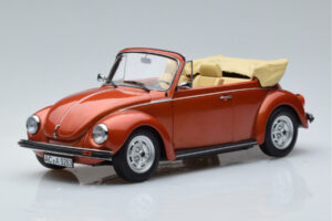 Volkswagen Beetle 1303 Cabriolet Portocaliu Norev 1:18