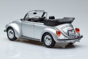Volkswagen Beetle 1303 Cabriolet Argintiu Norev 1:18 188530 Metal - imaginea 5 din 6