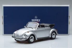 Volkswagen Beetle 1303 Cabriolet Argintiu Norev 1:18 188530 Metal - imaginea 6 din 6