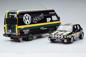 Volkswagen LT35 + Golf 1 GTI Group 2 Black Otto 1:18 OT353 Rășină - imaginea 4 din 6