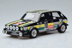 Volkswagen LT35 + Golf 1 GTI Group 2 Black Otto 1:18 OT353 Rășină - imaginea 5 din 6