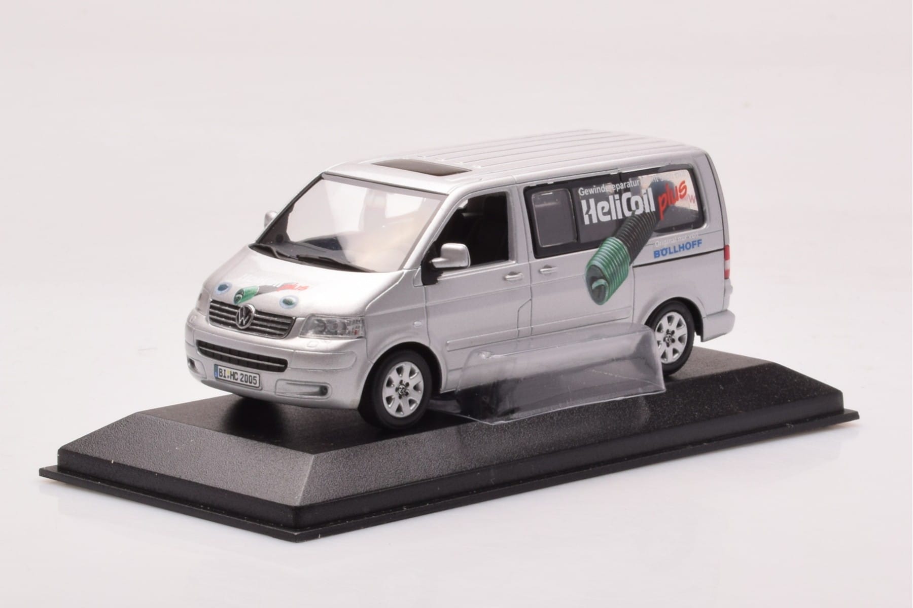 Volkswagen Multivan T5 Argintiu Heli Coil Edition Minichamps 1:43 VOLKSWAGEN-264345 Metal - imaginea 2 din 4