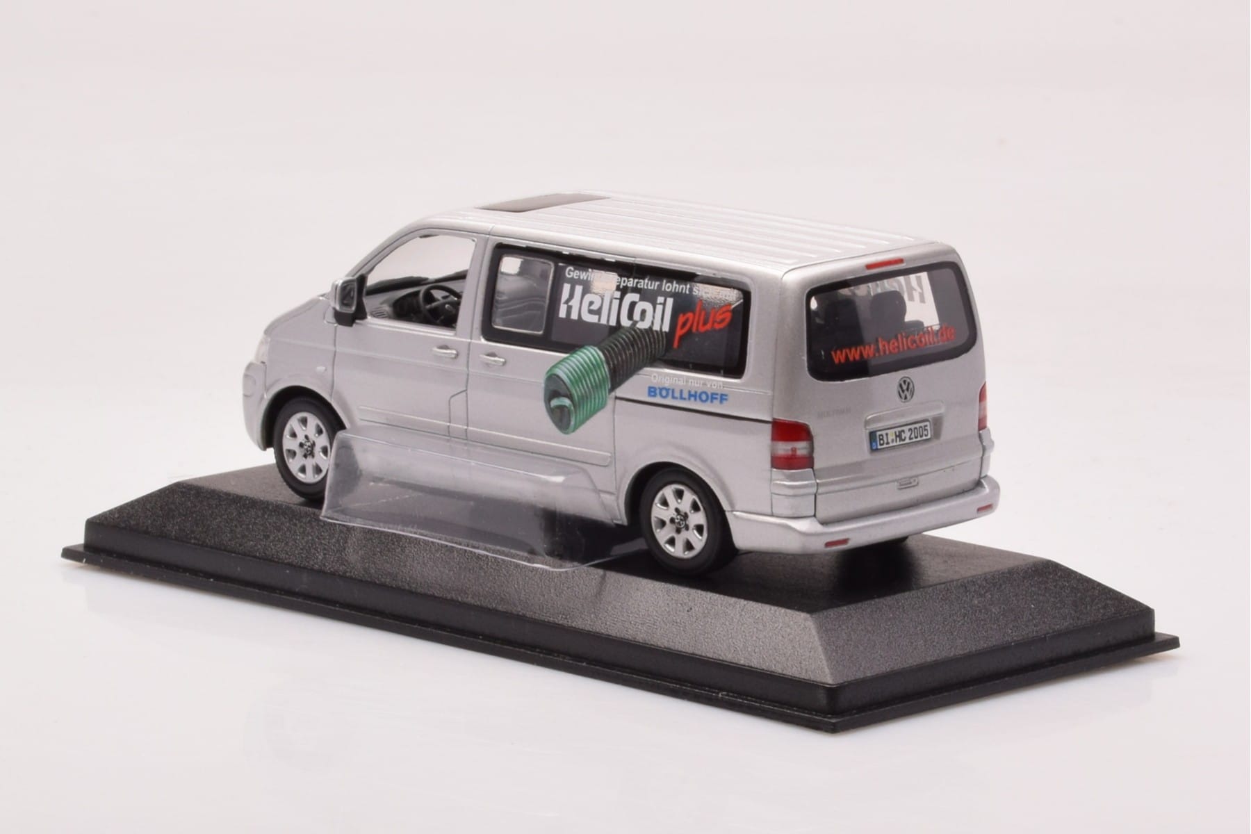 Volkswagen Multivan T5 Argintiu Heli Coil Edition Minichamps 1:43 VOLKSWAGEN-264345 Metal - imaginea 3 din 4
