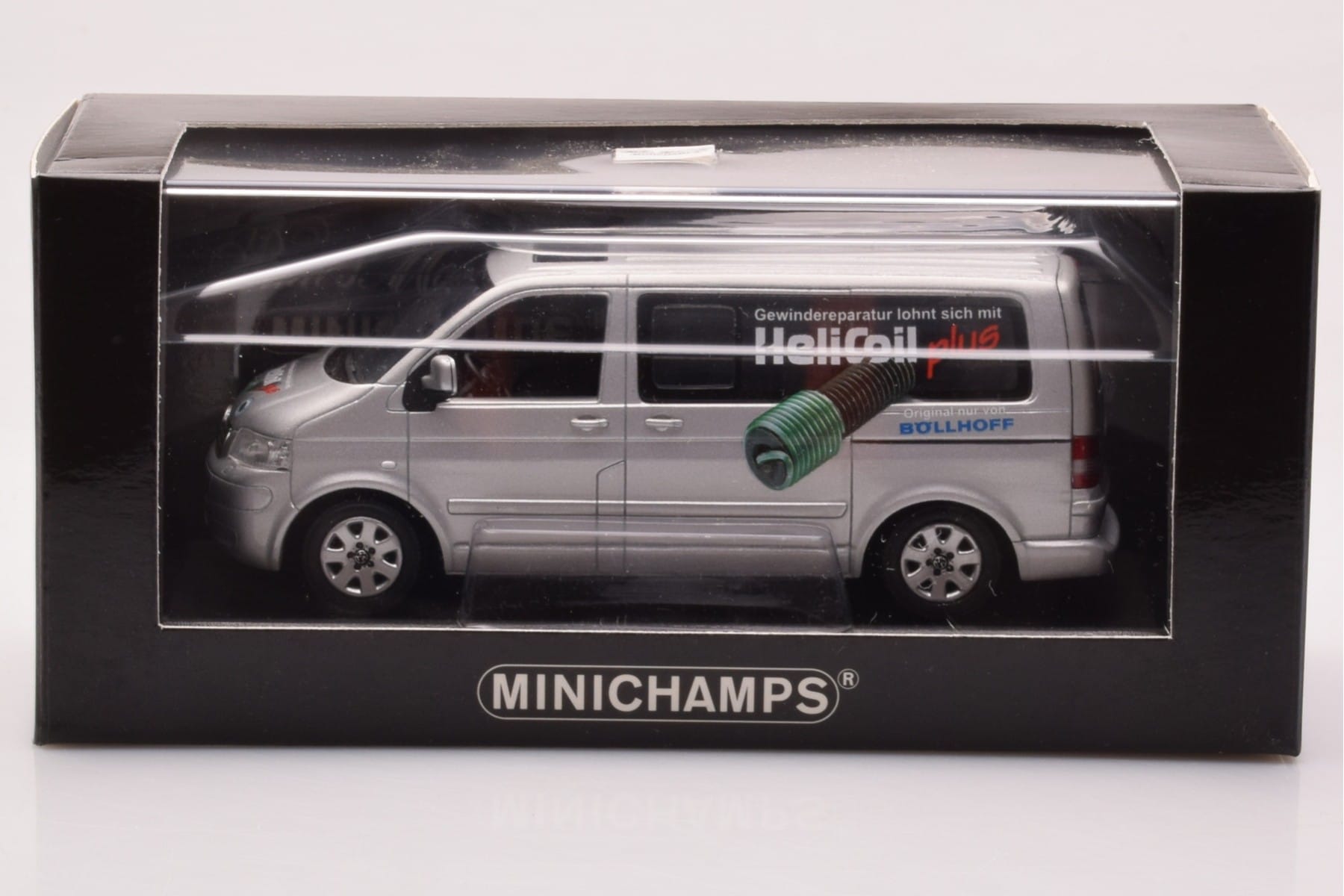 Volkswagen Multivan T5 Argintiu Heli Coil Edition Minichamps 1:43 VOLKSWAGEN-264345 Metal - imaginea 4 din 4