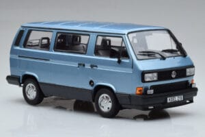 Volkswagen T3 Multivan Albastru Norev 1:18 188544 Metal - imaginea 4 din 6