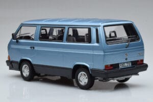 Volkswagen T3 Multivan Albastru Norev 1:18 188544 Metal - imaginea 5 din 6