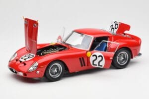 Ferrari 250 GTO #22 24 Hours of Le Mans 1962 Kyosho 1:18 08432B Metal - imaginea 2 din 8