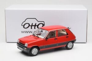 Renault 5 GTL Roșu Otto 1:18 OT1147 Rășină - imaginea 6 din 6