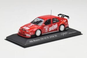 Alfa Romeo 155 V6 TI #18 Euroteam Modena DTM 1995 Minichamps 1:43 430950318 Metal - imaginea 2 din 4