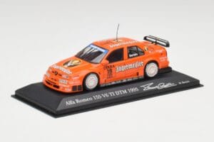 Alfa Romeo 155 V6 TI #19 Jagermeister M. Bartels DTM 1995 Minichamps 1:43 430950219 Metal - imaginea 2 din 4