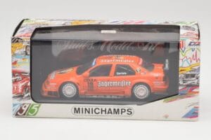 Alfa Romeo 155 V6 TI #19 Jagermeister M. Bartels DTM 1995 Minichamps 1:43 430950219 Metal - imaginea 4 din 4