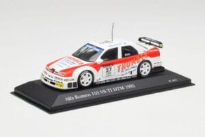 Alfa Romeo 155 V6 TI #27 M. Alen Presentation DTM 1995 Minichamps 1:43 430950227 Metal - imaginea 2 din 4