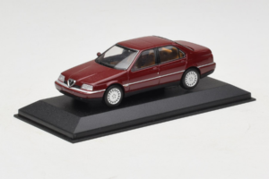Alfa Romeo 164 3.0 Super V6 Roșu Închis Minichamps 1:43 436120700 Metal - imaginea 2 din 4