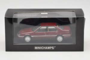 Alfa Romeo 164 3.0 Super V6 Roșu Închis Minichamps 1:43 436120700 Metal - imaginea 4 din 4