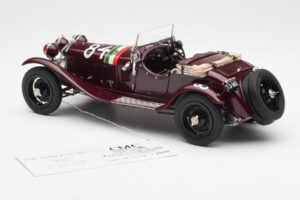 Alfa Romeo 1750 GS Spider #84 T. Nuvolari / B. Guidotti Mille Miglia Winner 1930 CMC 1:18 M-141 Metal - imaginea 5 din 6
