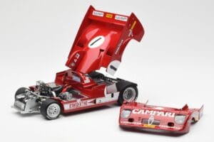 Alfa Romeo 33TT 12 #1 A. Merzario / J. Laffite 1000km Nurburgring Winner 1975 AUTOart 1:18 87505 Metal - imaginea 2 din 8