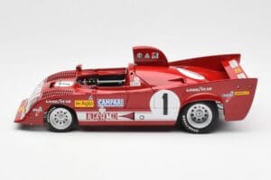 Alfa Romeo 33TT 12 #1 A. Merzario / J. Laffite 1000km Nurburgring Winner 1975 AUTOart 1:18 87505 Metal - imaginea 4 din 8