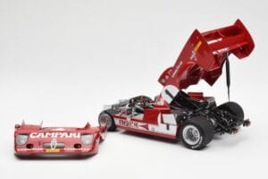 Alfa Romeo 33TT 12 #1 A. Merzario / J. Laffite 1000km Nurburgring Winner 1975 AUTOart 1:18 87505 Metal - imaginea 5 din 8