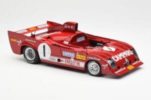 Alfa Romeo 33TT 12 #1 A. Merzario / J. Laffite 1000km Nurburgring Winner 1975 AUTOart 1:18 87505 Metal - imaginea 6 din 8