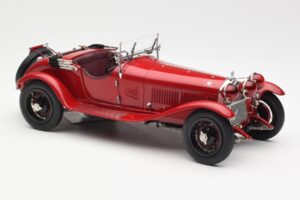 Alfa Romeo 6C 1750 GS Spider Bordeaux Roșu CMC 1:18 M-138 Metal - imaginea 4 din 6
